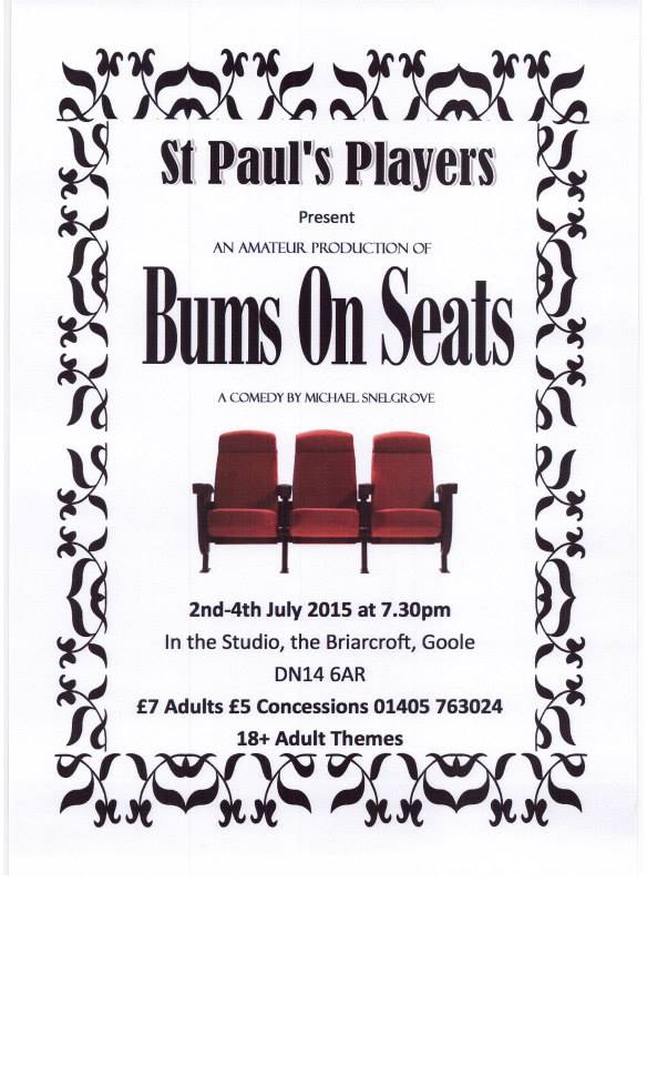 Bums on seats poster