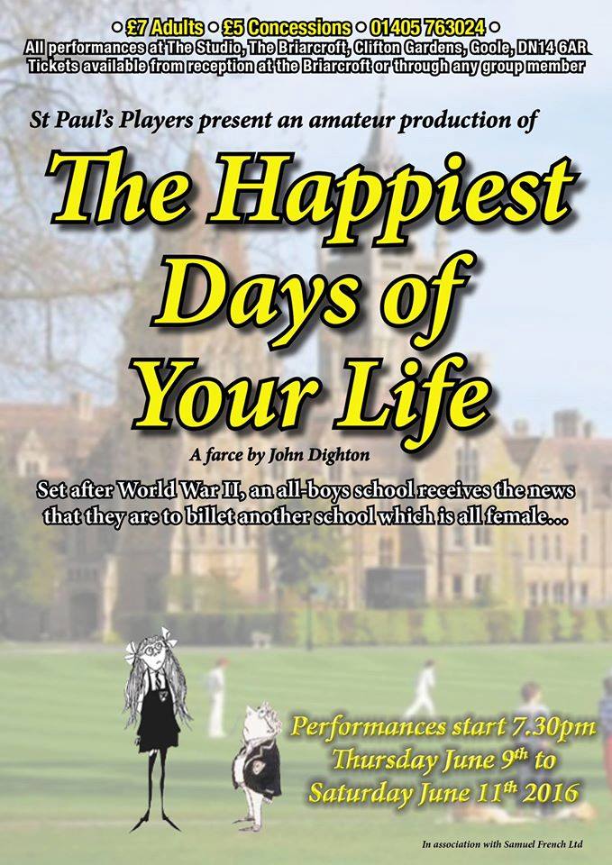 Happiest days poster