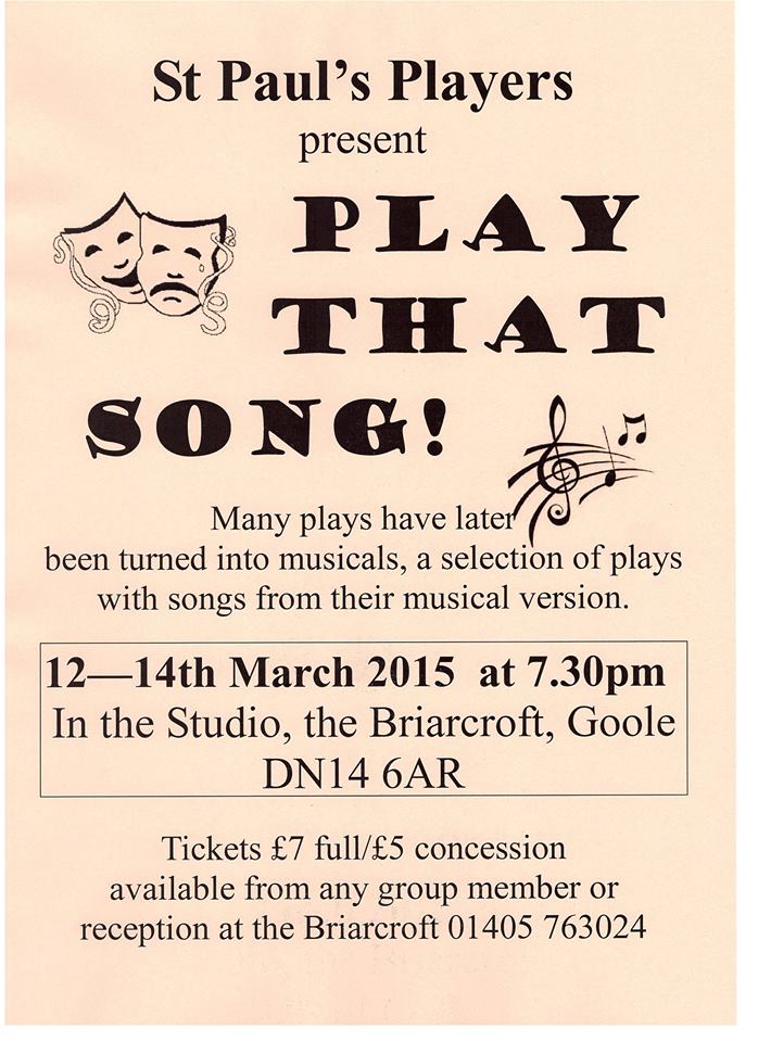 Play that song poster